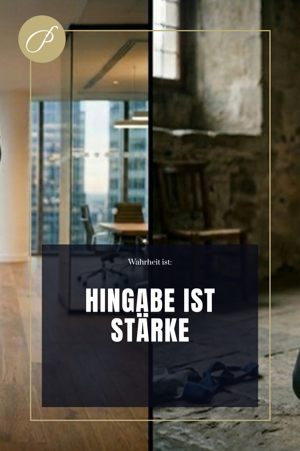 männliche Unterwerfung – Mythen-Pin: HINGABE IST STÄRKE – Lady Penelope