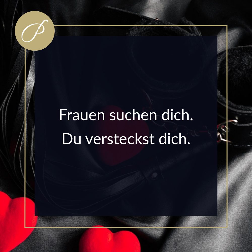 Sissy Partnerin Finden: Zitat-Pin zum Blogbeitrag, Frauen suchen dich. Du versteckst dich., Lady Penelope