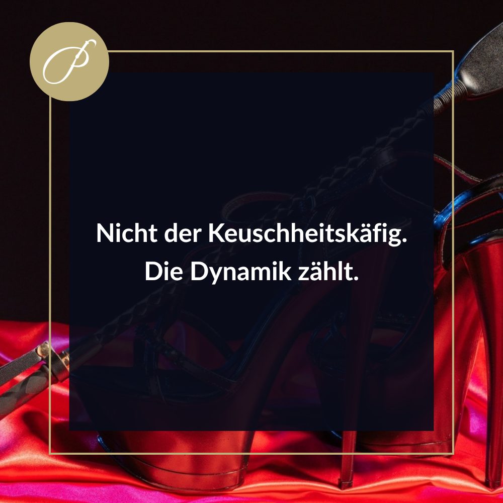 Online Kontrolle Domina: Zitat-Pin zum Blogbeitrag, Nicht das Gerät. Die Dynamik zählt., Lady Penelope
