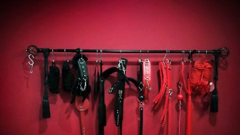 Sissy Langzeiterziehung Erfahrung: Lady Penelopes Equipment-Rack, Lady Penelope
