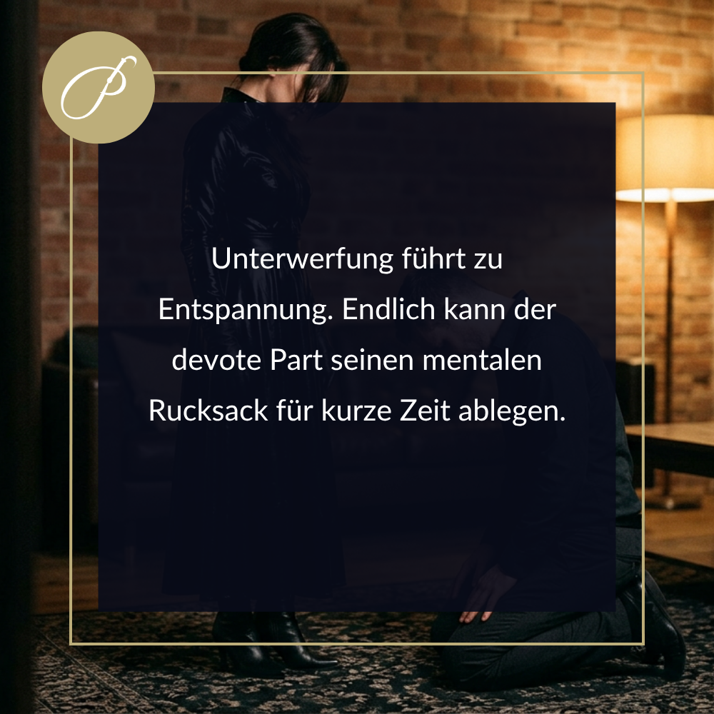 Keuschhaltung Psychologie – Zitat-Pin zum Thema Was im Kopf passiert, wenn ein Mann die Kontrolle abgibt – Lady Penelope