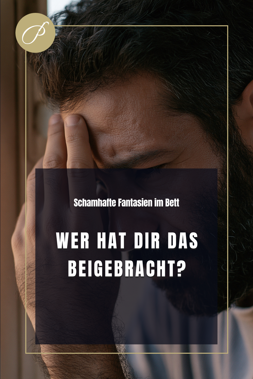 Scham überwinden – Titel-Pin zum Thema Scham ist ein erlerntes Programm – Lady Penelope