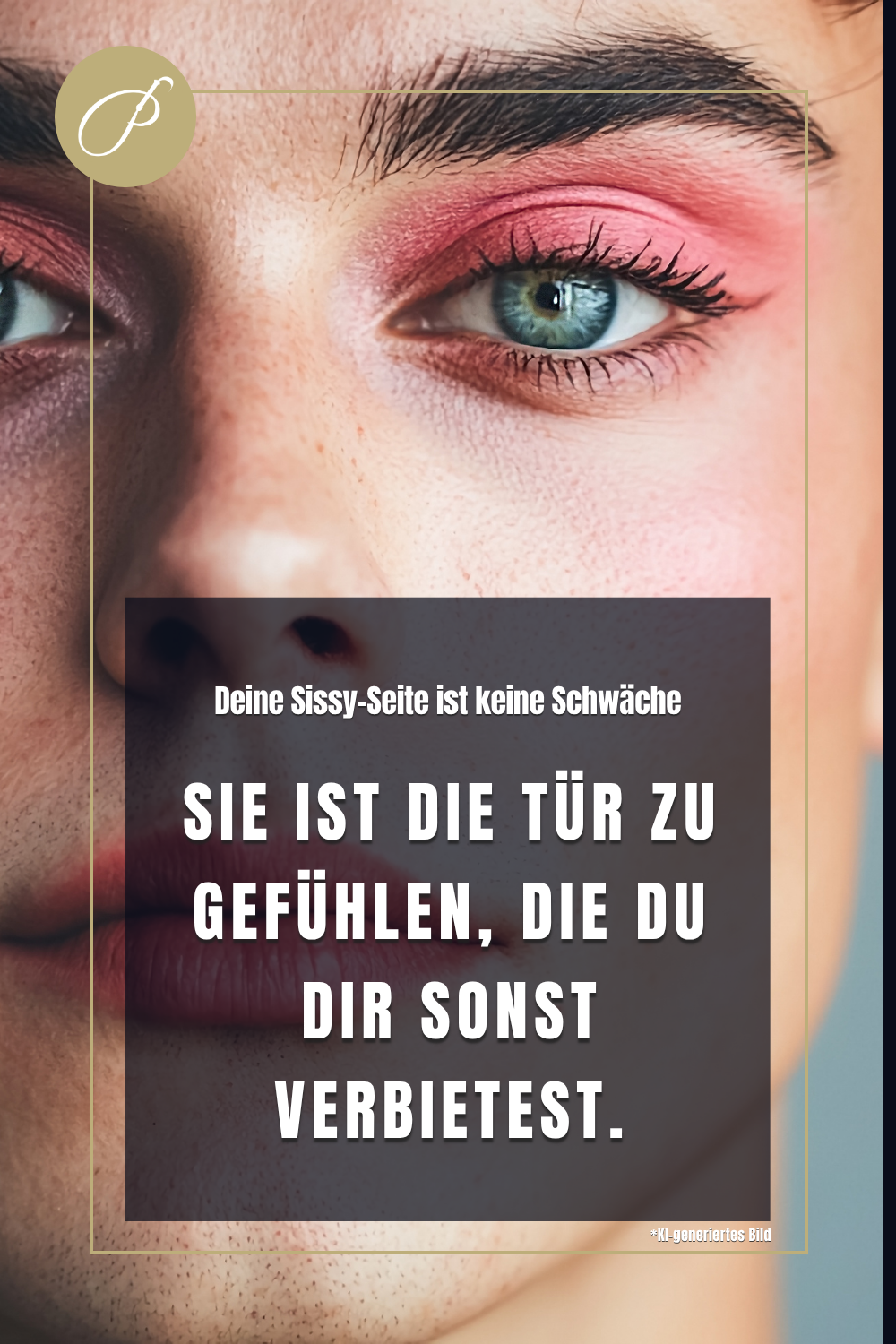 Sissy-Seite – Titel-Pin zum Thema Deine Sissy-Seite ist keine Schwäche – Lady Penelope